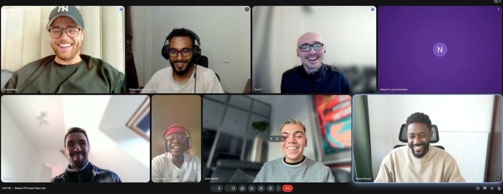 The weekly team call